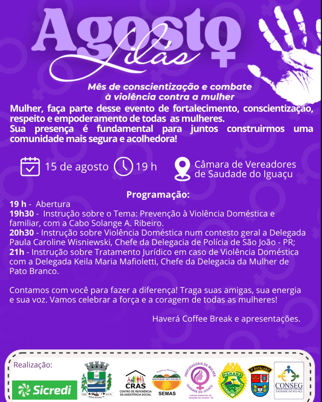 Agosto Lilás