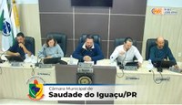 Câmara de Saudade do Iguaçu debate fiscalização, transparência administrativa e projetos de interesse público durante a 13ª Sessão Ordinária