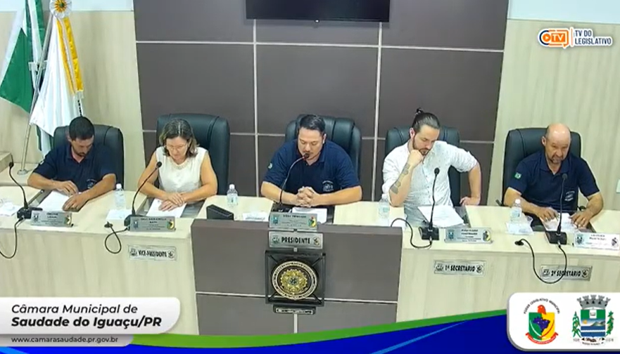 Câmara de Saudade do Iguaçu rejeita veto do Executivo e aprova projeto orçamentário em primeira apreciação